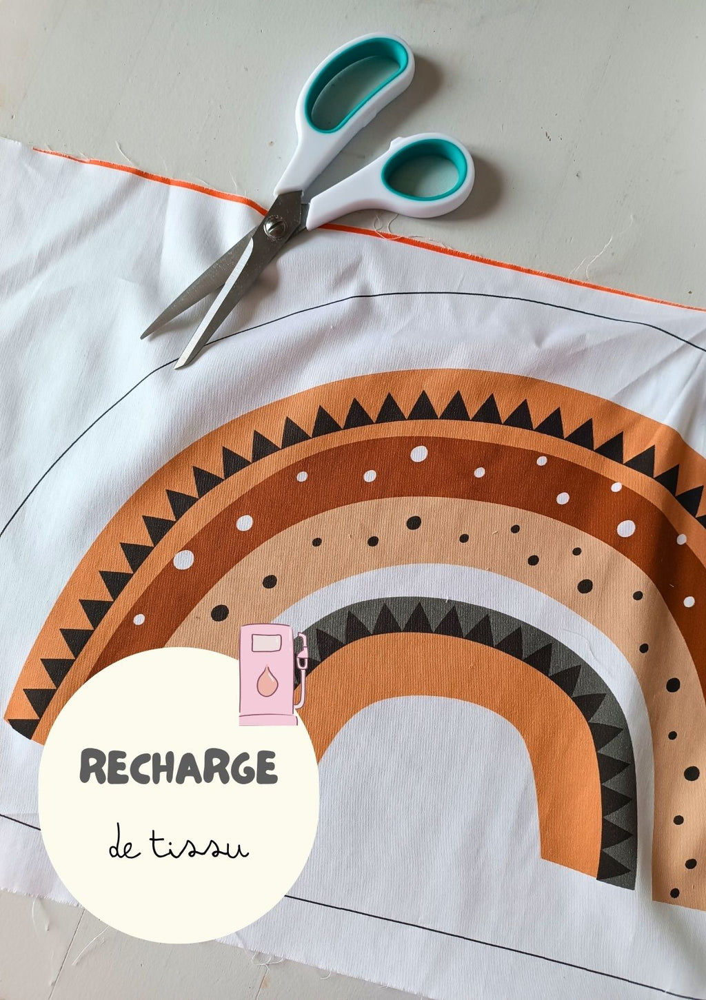 Recharge de tissu - Le coussin fruits