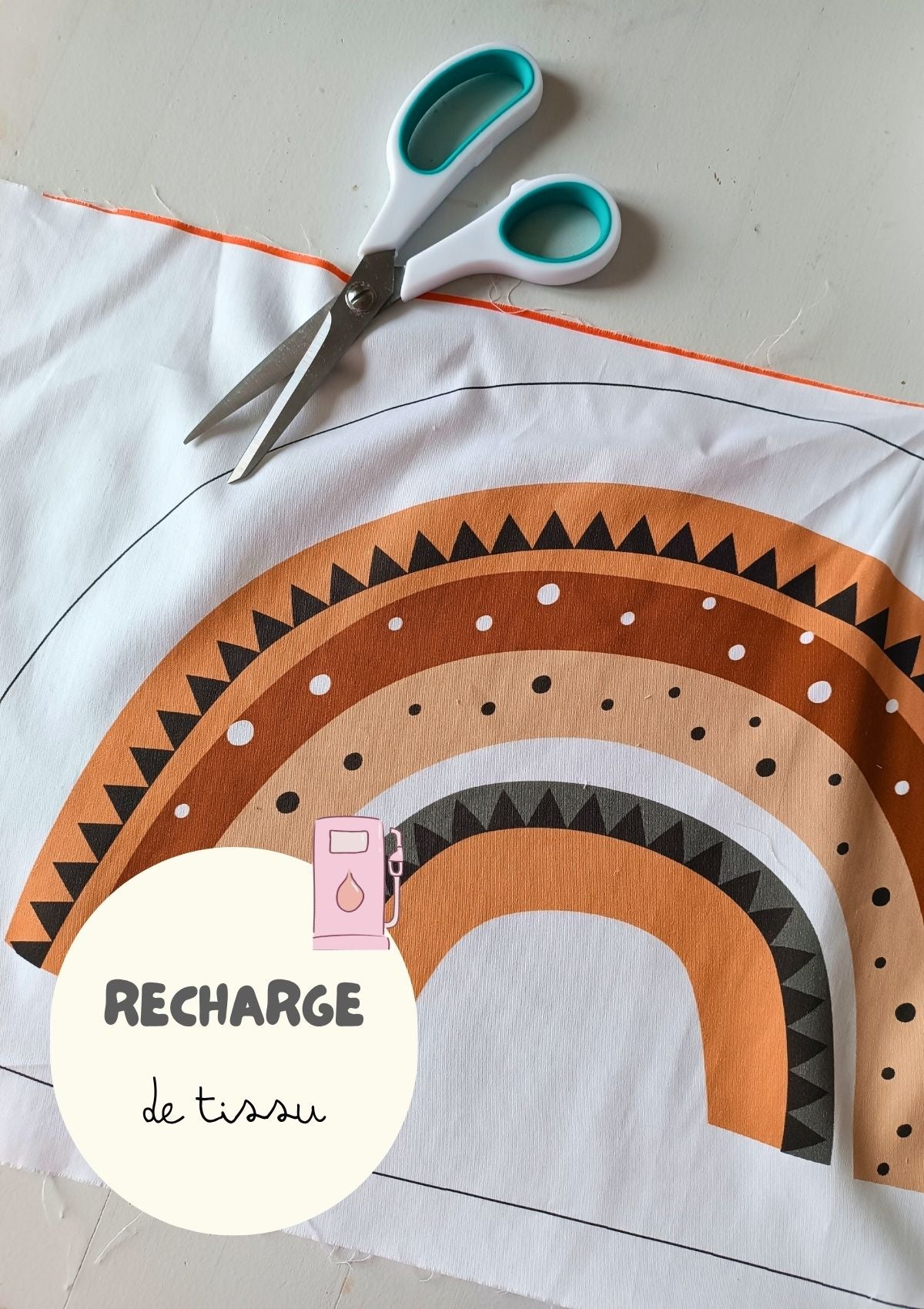 Recharge de tissu - Le coussin fruits