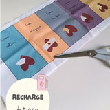 Recharge de tissu - Le pochon de séparation des bisous magiques
