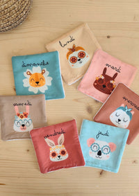 🧼🌸 Le semainier de cotons lavables -modèle rétro - Kit couture premiers projets
