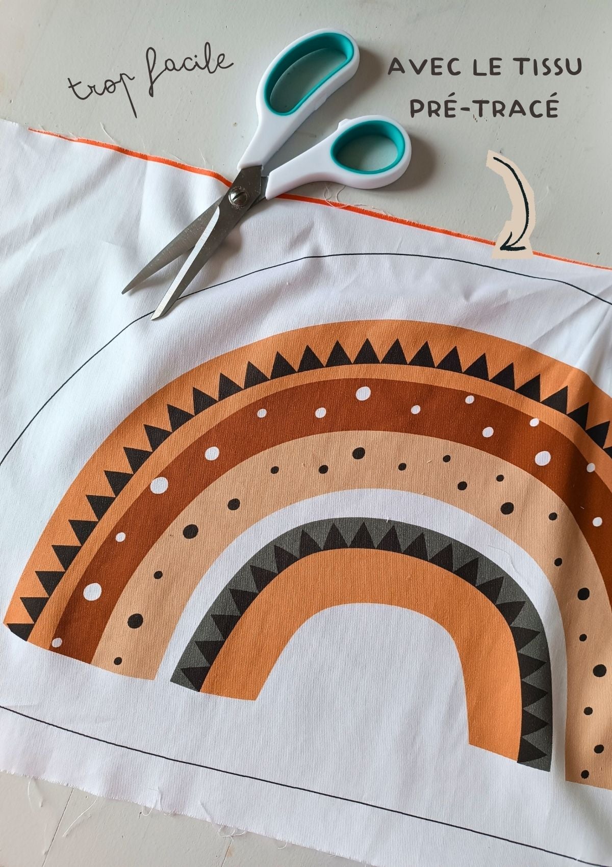 🏹 Le coussin indiens - Kit couture premiers projets