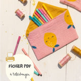 La pochette enveloppe - Patron PDF à télécharger
