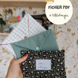 La pochette enveloppe - Patron PDF à télécharger