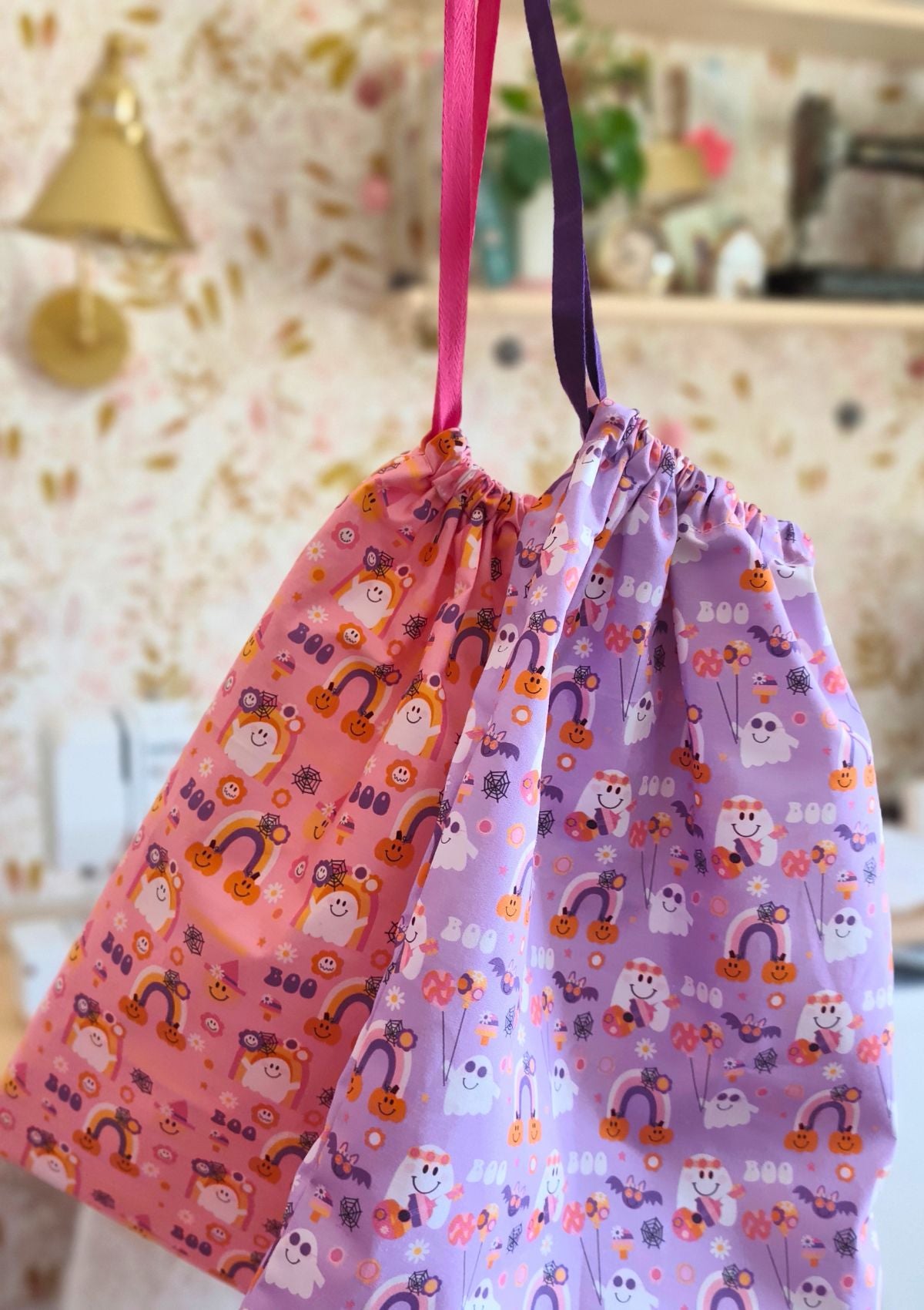 👻Les deux pochons - Kit couture premiers projets